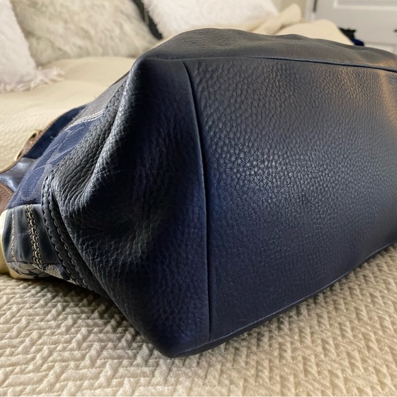 Coach VINTAGE Denim Patchwork Tote - Picture 6 of 10